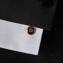 Load image into Gallery viewer, Huntsman Bevelled Button Cufflinks
