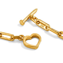 Load image into Gallery viewer, Heart and Nail Bracelet