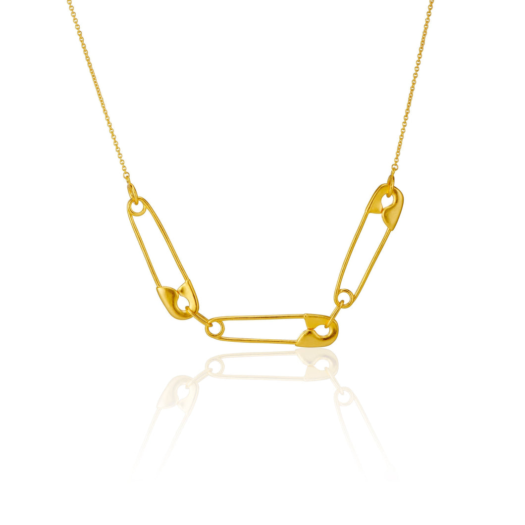 Safety Pin Necklace