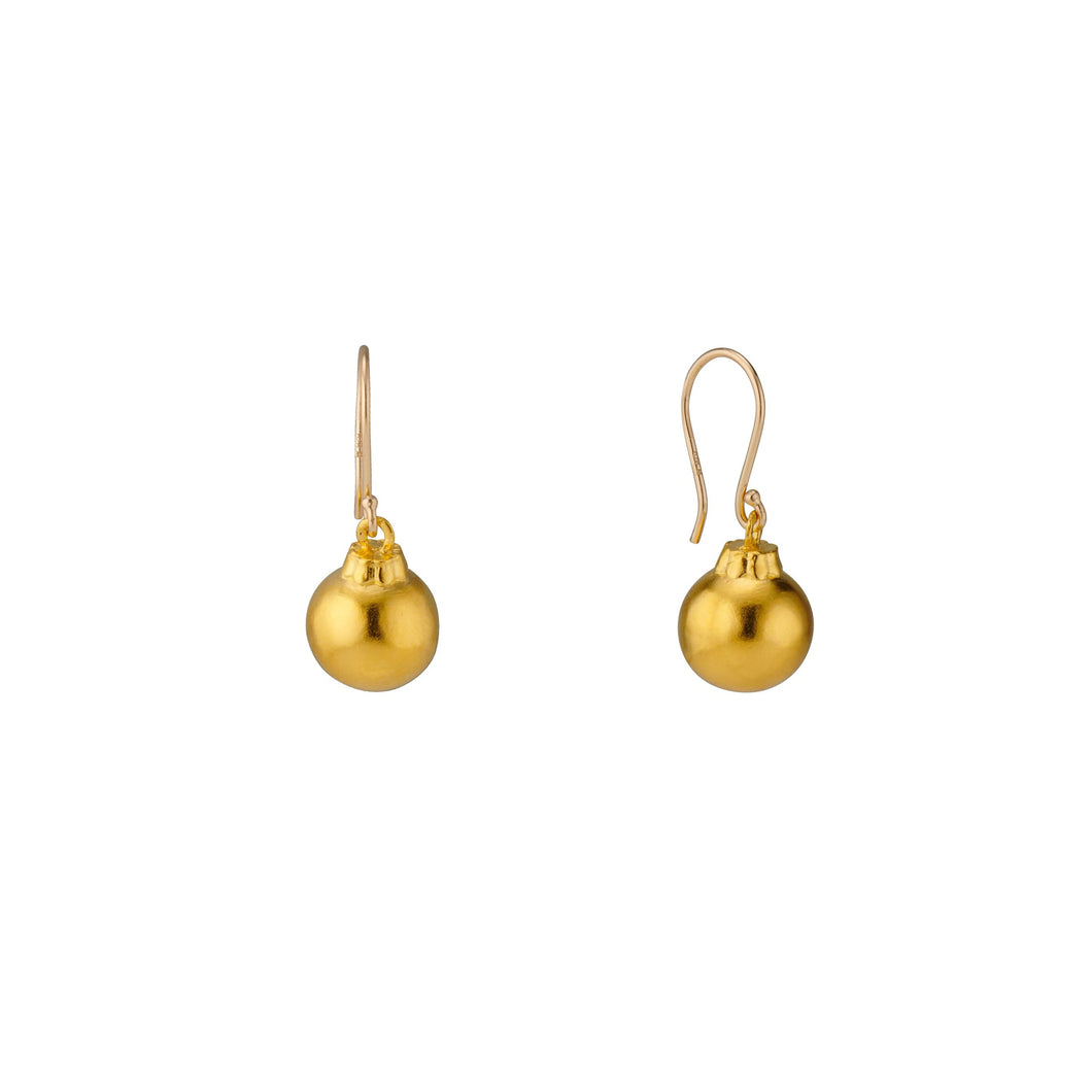 Christmas Ball Drop Earrings