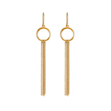 Load image into Gallery viewer, Loop and Chain Earrings
