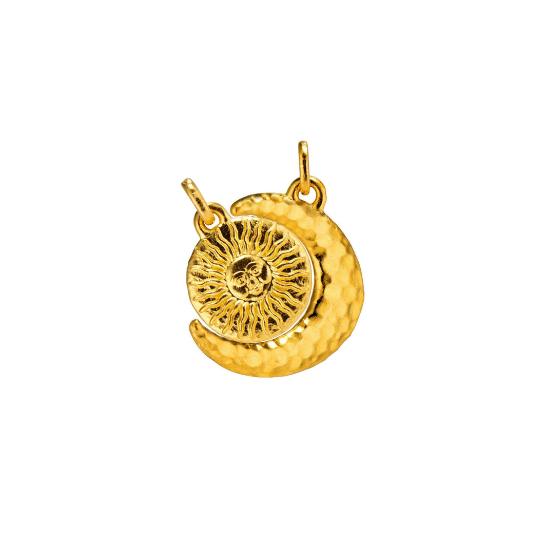 Sun + Moon Pendant Set