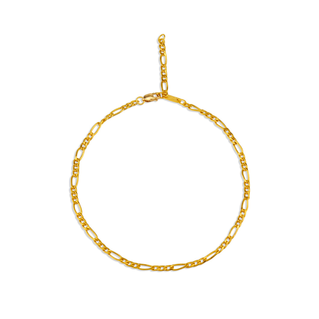 Narrow Figaro Chain Bracelet