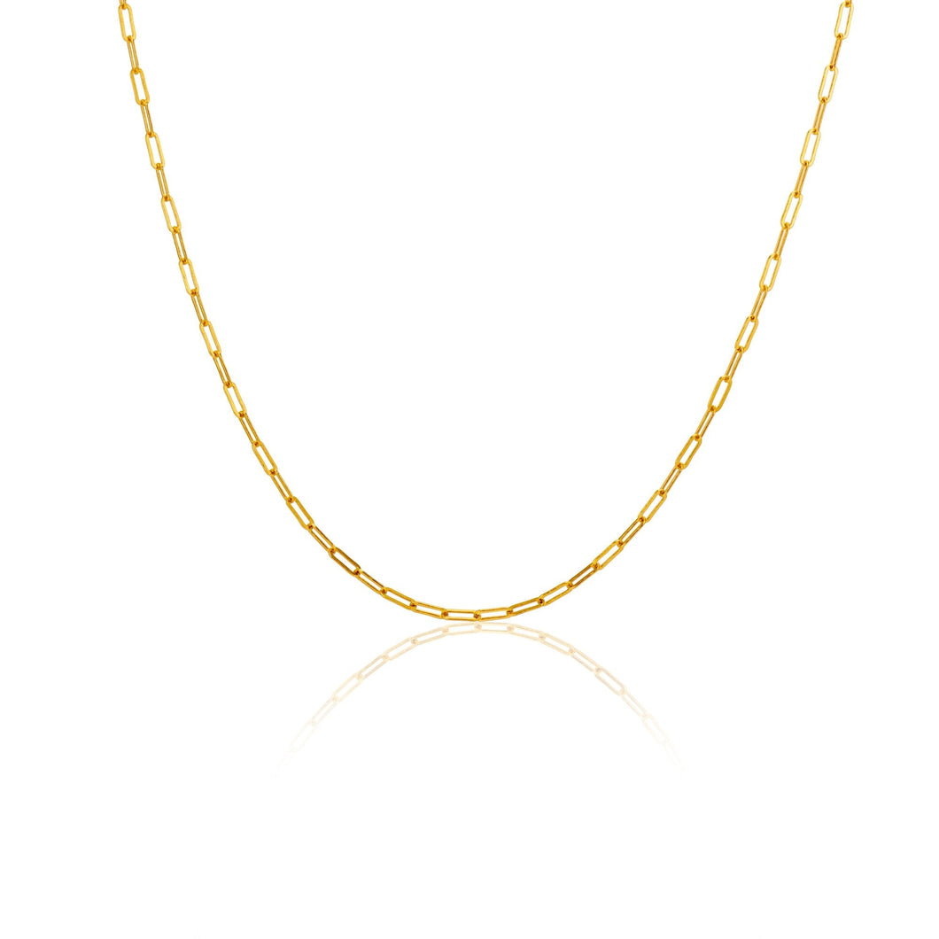 Narrow Paperclip Chain