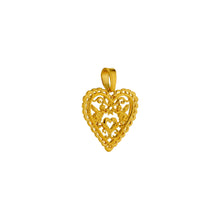 Load image into Gallery viewer, Mini Lace Heart Pendant
