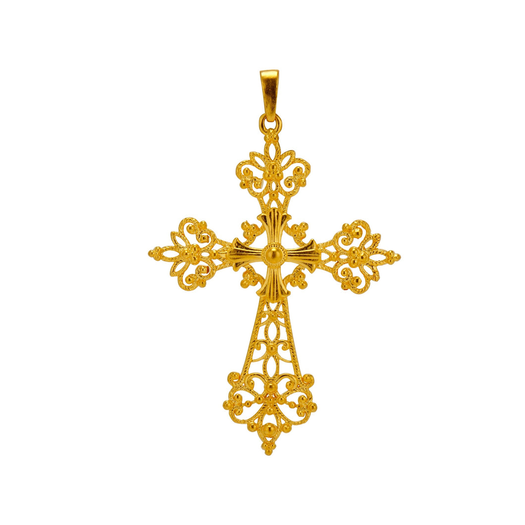 Lace Cross Pendant