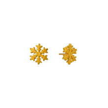 Load image into Gallery viewer, Snowflake Stud Earrings
