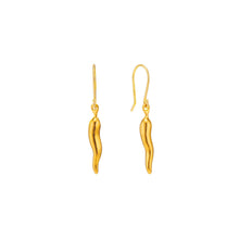 Load image into Gallery viewer, Cornicello Drop Earrings

