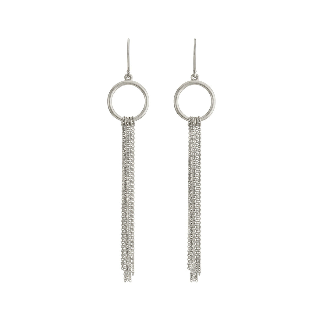 Loop and Chain Earrings