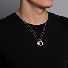Load image into Gallery viewer, Sun + Moon Pendant Set
