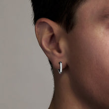 Load image into Gallery viewer, Triangle Sleeper Hoop Earrings
