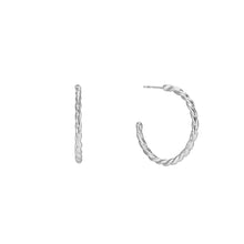 Load image into Gallery viewer, Torsade Hoop Earrings
