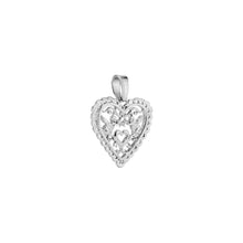 Load image into Gallery viewer, Mini Lace Heart Pendant
