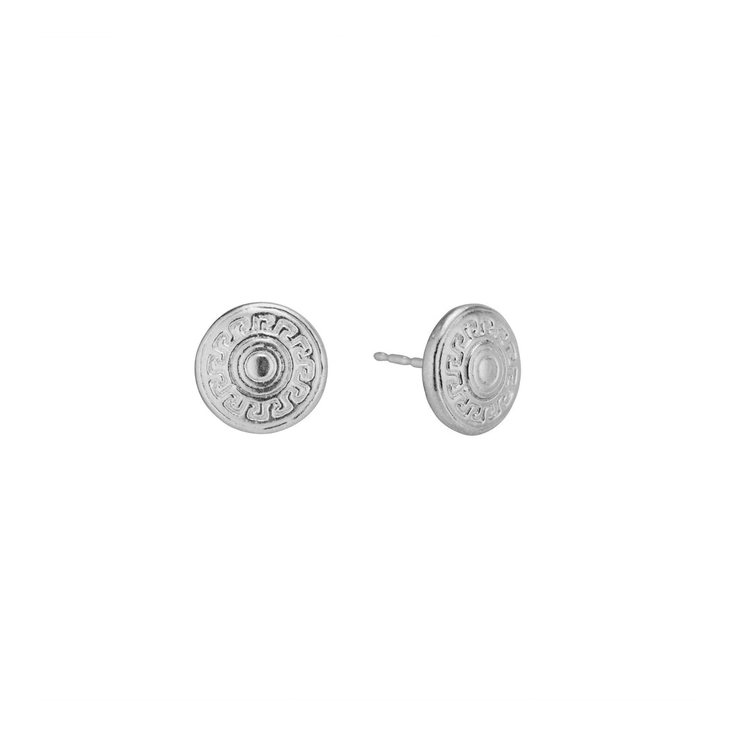 Discus Stud Earrings