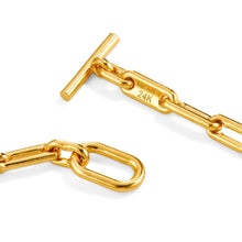 Load image into Gallery viewer, Linear Link Chain Bracelet
