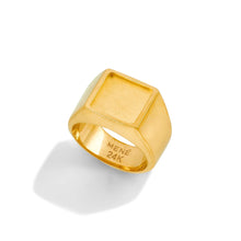 Load image into Gallery viewer, Square Signet Frame Ring
