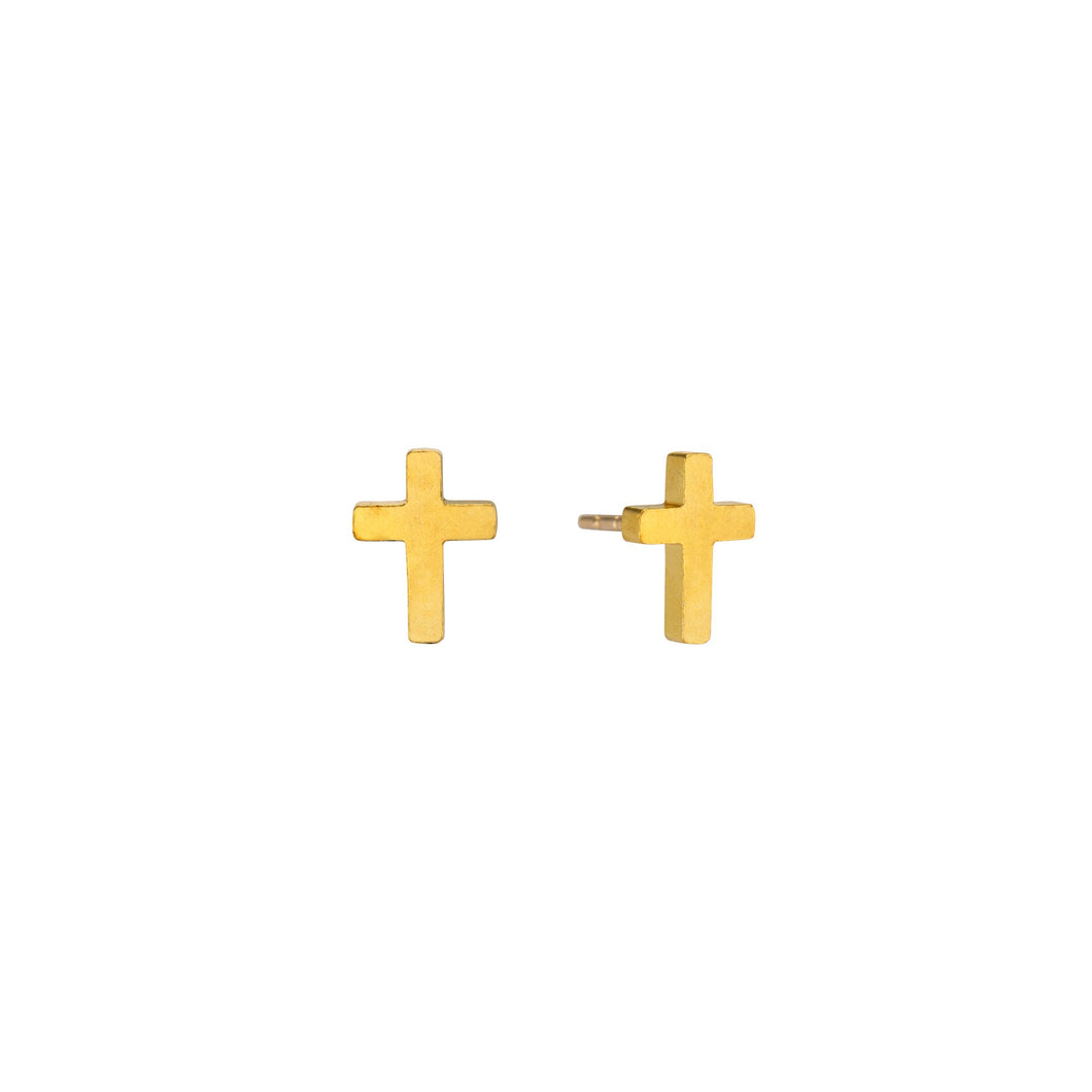 Cross Stud Earrings